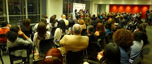 El público que asistió al evento Viva Broadway.