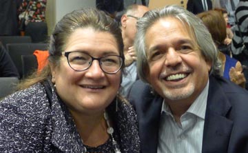 Lorrain Cortes-Vázquez y Luis Miranda.