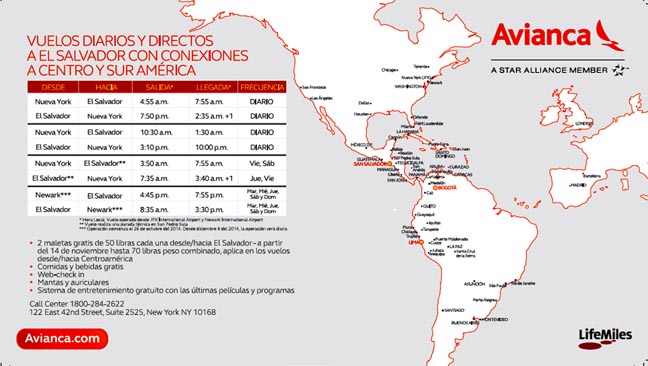 Avianca Operación NYC