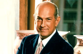 Oscar de la Renta, diseñador de modas dominicano. 