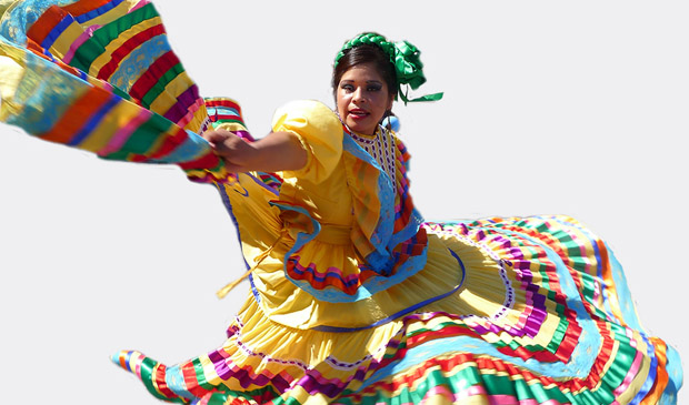 El Desfile de la Hispanidad de Nueva York es un despliegue de colorido y folklore. Foto Javier Castaño