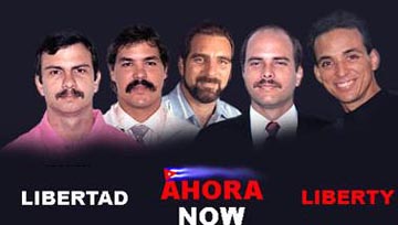 En total eran cinco los prisioneros cubanos en las cárceles estadounidenses que fueron liberados. 