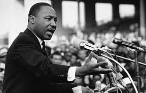 Martin Luther King, líder de los derechos civiles en Estados Unidos que fue asesinado.