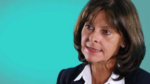 Martha Lucía Ramírez, ex candidata a la presidencia de Colombia. 