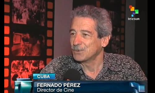 Fernando Pérez, director de La pared de las palabras. 