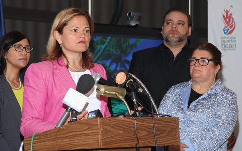La portavoz del Concejo Municipal, Melissa Mark-Viverito resaltó la importancia de asignar recursos y anunció que el NPRDP ha implementado una nueva campaña en 2015 centrada en la crisis ambiental, social y económica en el Caño Martín Peña, un canal de 3.75 millas de largo ubicado en el corazón de San Juan, y en el que habitan más de 25,000 residentes en 8 comunidades.
