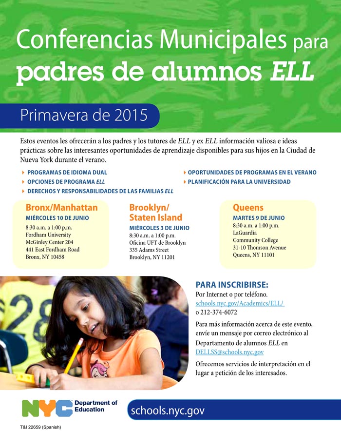 NYCDE padres y alumnos LaGuardia