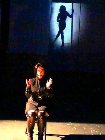 Escena de la obra Invierno en abril del dramaturgo Ramiro Antonio Sandoval. Foto cortesía