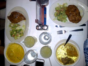 El especial del día en el Restaurante Barzola.