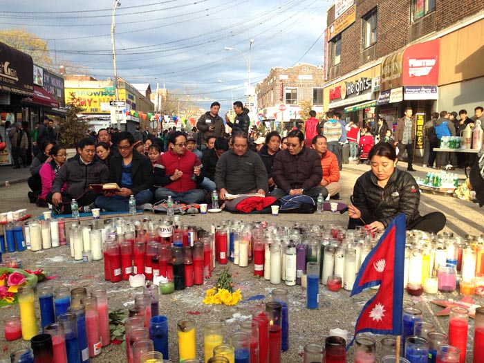 Diversity Plaza contributes to the ethnic fabric of New York City. Photo Javier Castaño