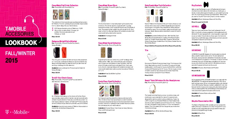T Mobile accesorios