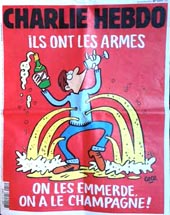 El semanario parisino de caricaturas Charlie Hebdo.
