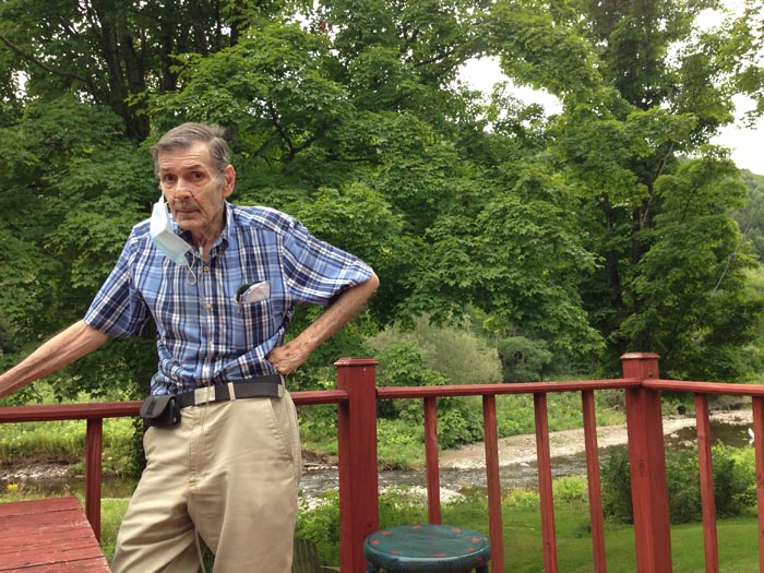 Carlos Velez enjoying 'La Finca' this past summer.