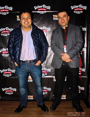 Los promotores Ricardo Ríos y Román Sánchez. Fotos cortesía