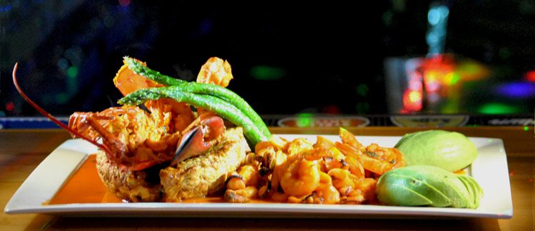 El delicioso plato Siete Mares Fongo.