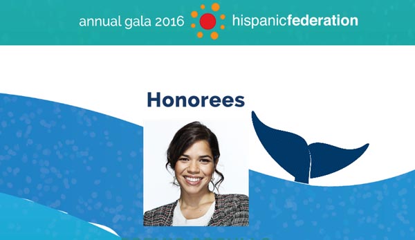 La actriz y activista America Ferrera.