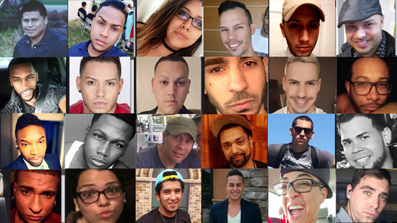 Algunos de los rostros latinos de las 49 víctimas en Pulse Orlando.
