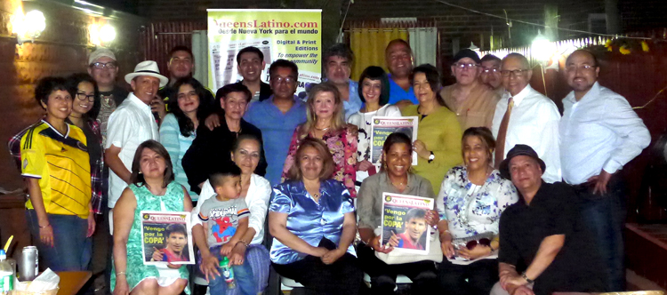 Para celebrar su sexto aniversario, QueensLatino realizó una reunión en el restaurante Adelita de Woodside, Queens, a la cual asistieron colaboradores y amigos de quienes trabajan en esta publicación. 