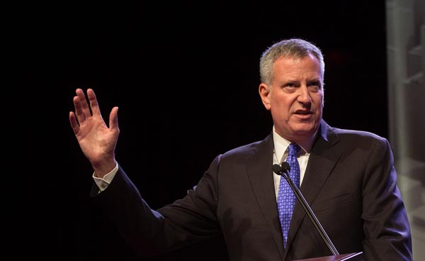 Bill de Blasio, Alcalde de New York. Foto cortesía de la Alcaldía