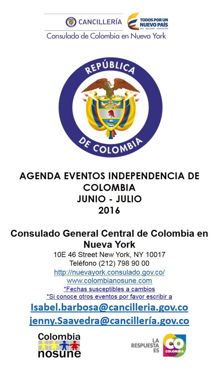 Independencia de Colombia 2016 a