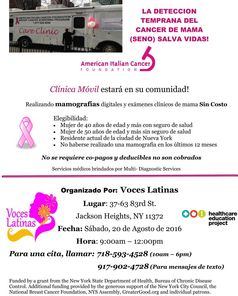 Voces Latinas [English & Spanish] - August 20th-2