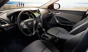 El interior de este carro es de lujo.