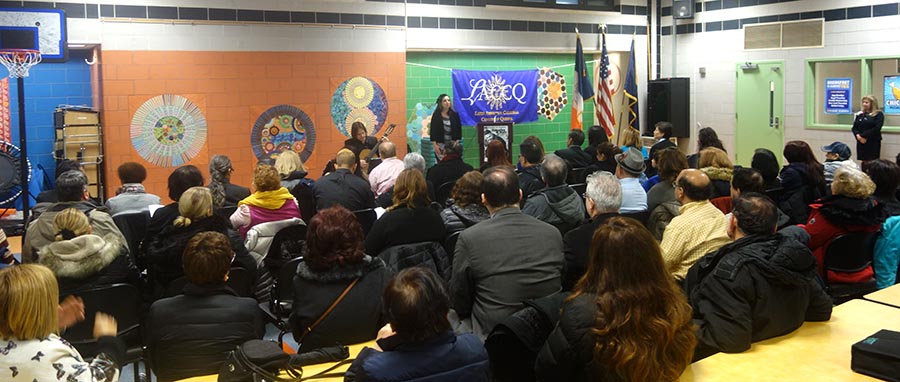 La celebración del aporte de la mujer a esta sociedad se realizó en el auditorio de la escuela pública 222 de Queens.