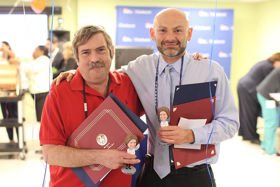 An awards ceremony for outstanding physicians, where the honorees, including Dr. Joseph Lieber and Dr. Frank Noto, received recognitions from the Offices of Council Member Daniel Dromm and  New York State Assembly Members Brian Barnwell and Francisco Moya.