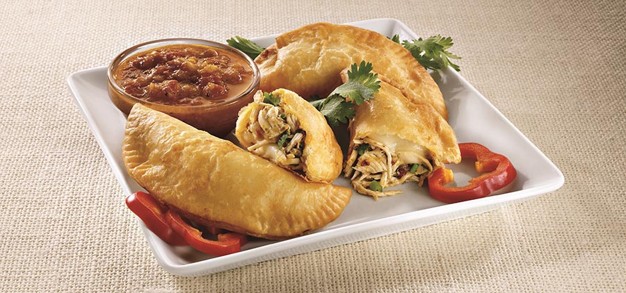 Empanadas estilo Pollo Campero. Foto cortesía