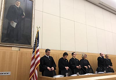 Los jueces de la Corte de Apelaciones de White Plains que decidirán el caso de Willets Point.