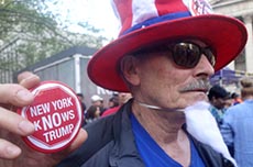 El rechazo al Presidente Trump fue constante.