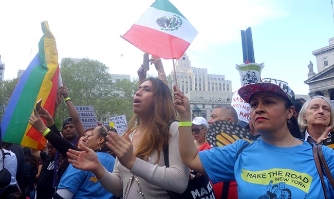 Make the Road New York se hizo presente.