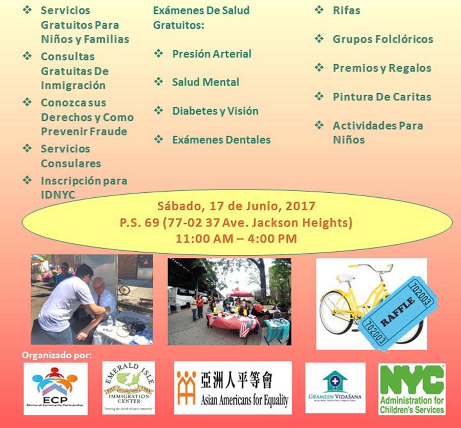 Feria inmigracion Elmhurst