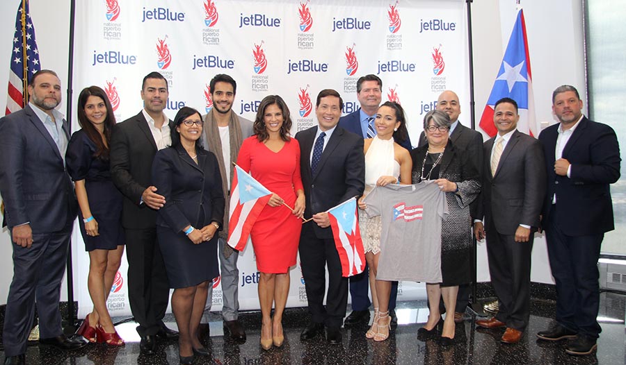Algunos de los directivos y homenajeados en el Desfile Nacional Puertorriqueño de este año que se realizará el 11 de junio por la Quinta avenida de Manhattan.