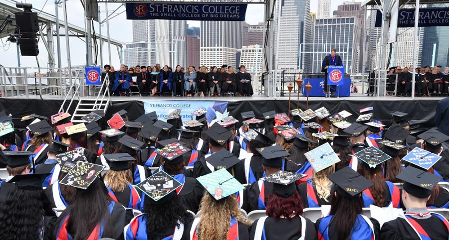 St. Francis College Commencement 2017.