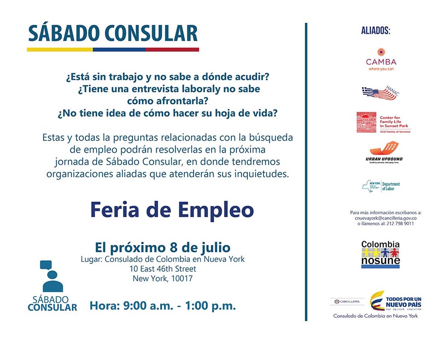 Sabado Consular Colombia NY