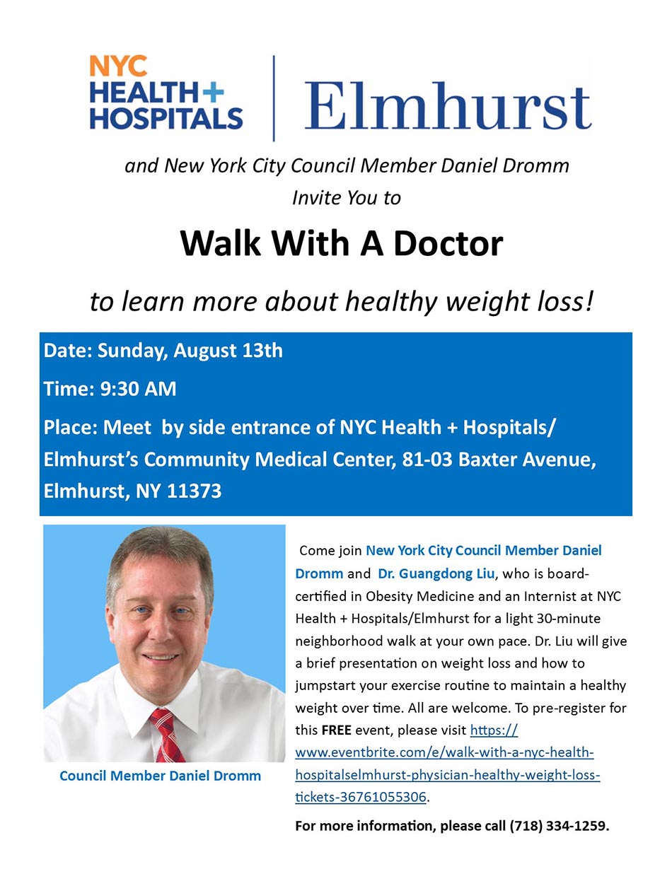Dromm and Elmhurst Hospital