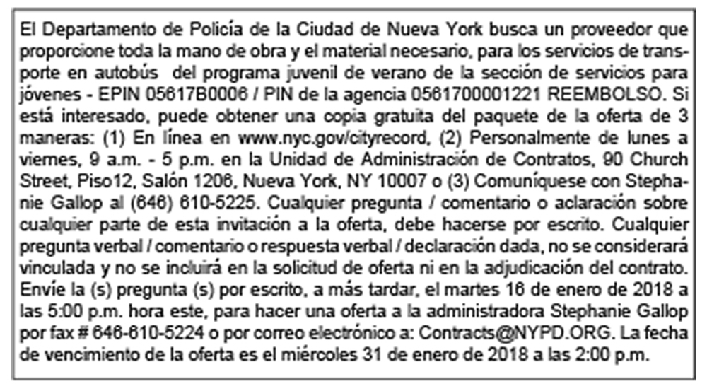 QL Jan 2018 NYPD Ad B&W