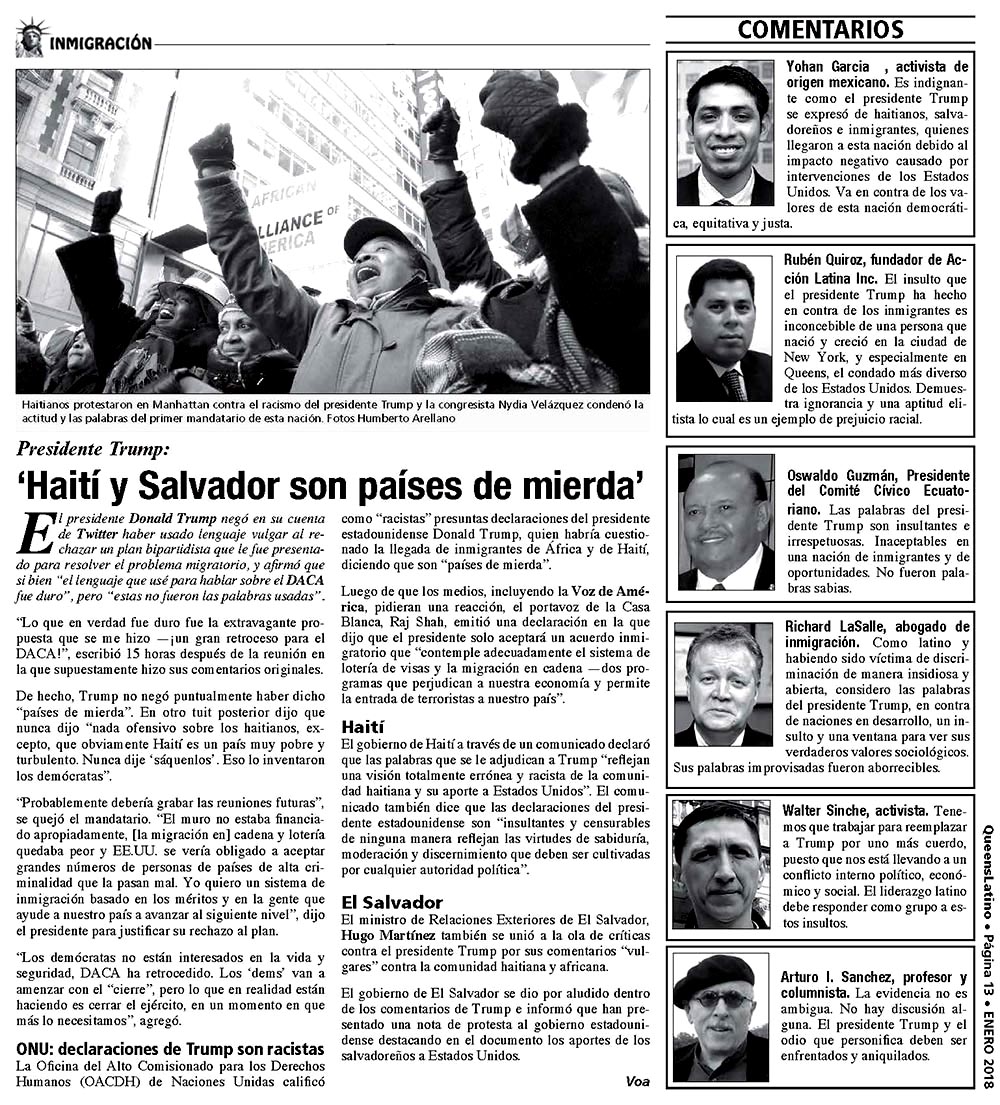 QUEENSLATINO EDITION #89 JAN. 2018 PAGE 13