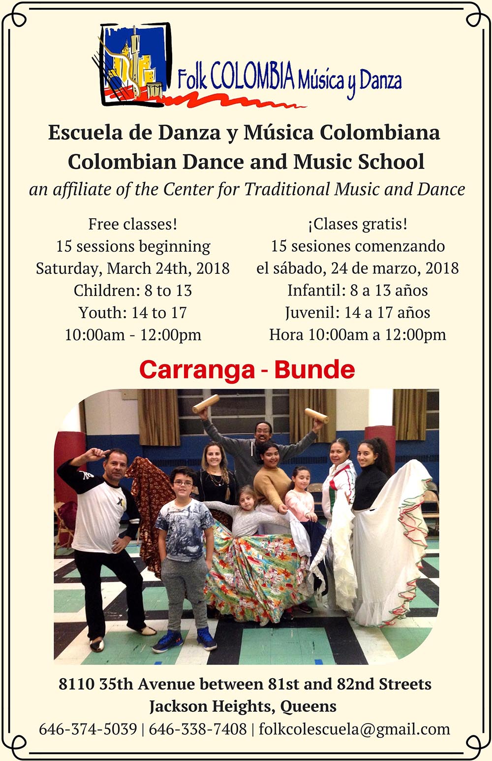 FolkCOLOMBIA music classes