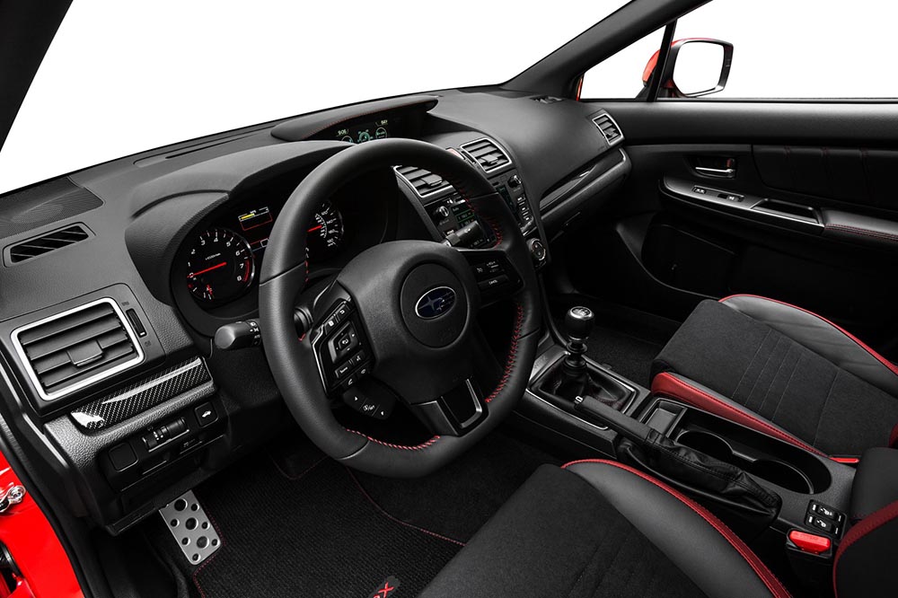 En su interior el Subaru WRX es cómodo y funcional.