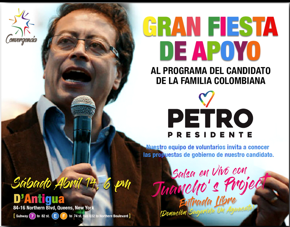 Petro fiesta en NY