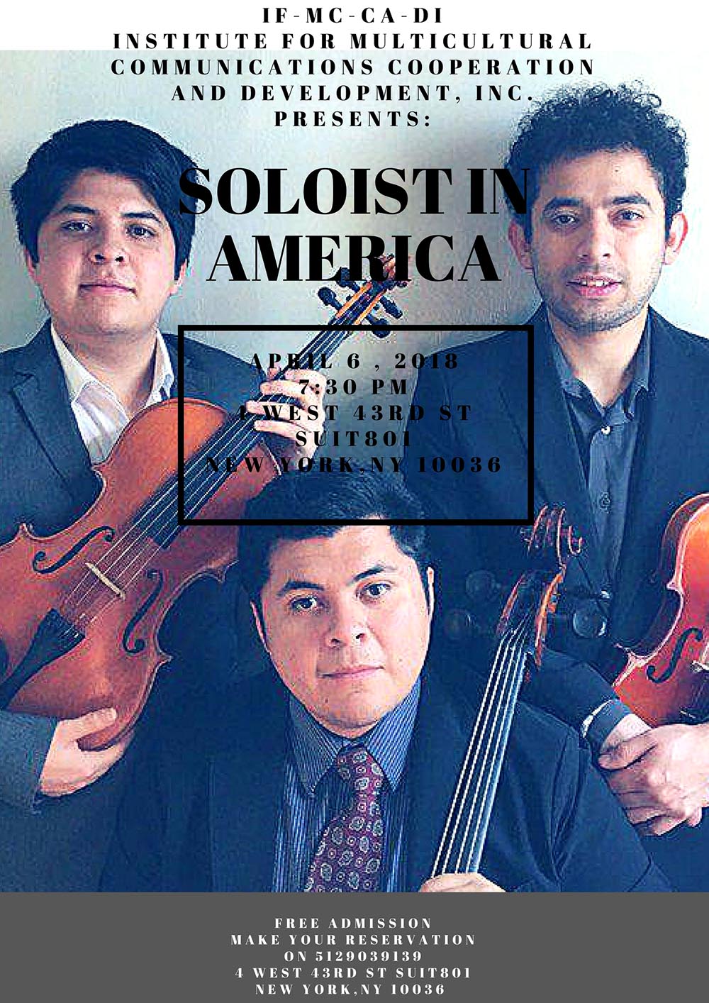 Soloist in America concierto NY