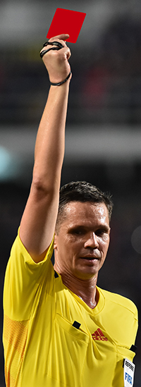 Arbitro de la FIFA.