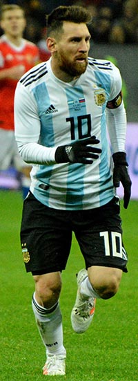 Lionel Messi de Argentina.