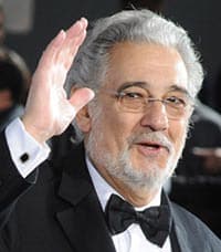 Tenor Plácido Domingo.