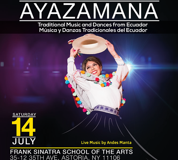 Ayazamana con noche cultural el 14 de julio en Queens