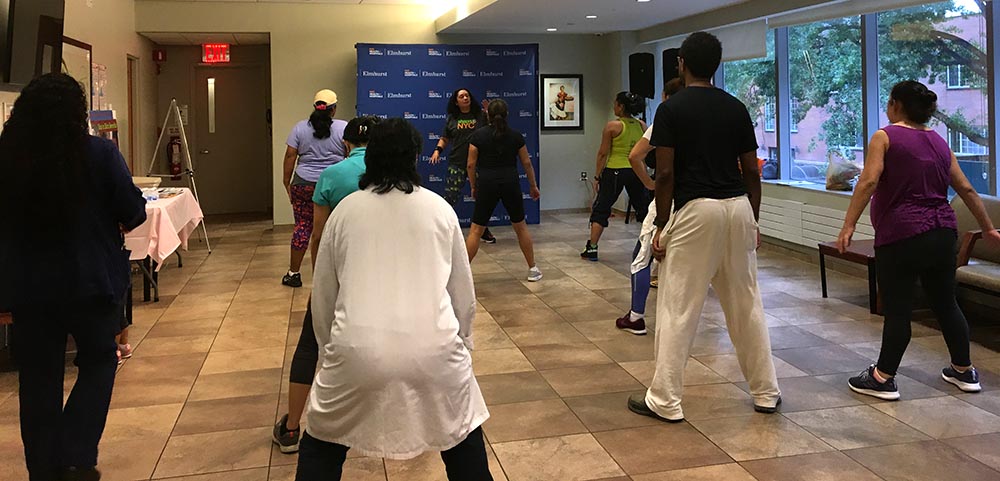 Elmhurst Hospital zumba classes