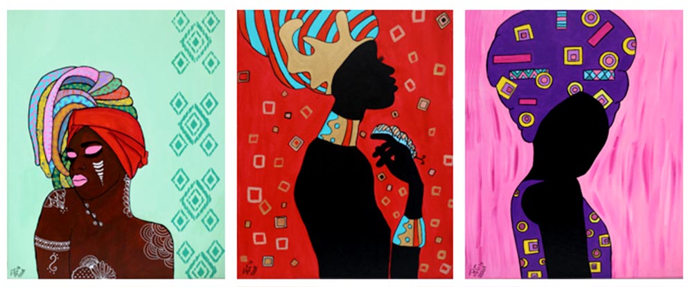Trabajo artístico de la dominicana Ray C.