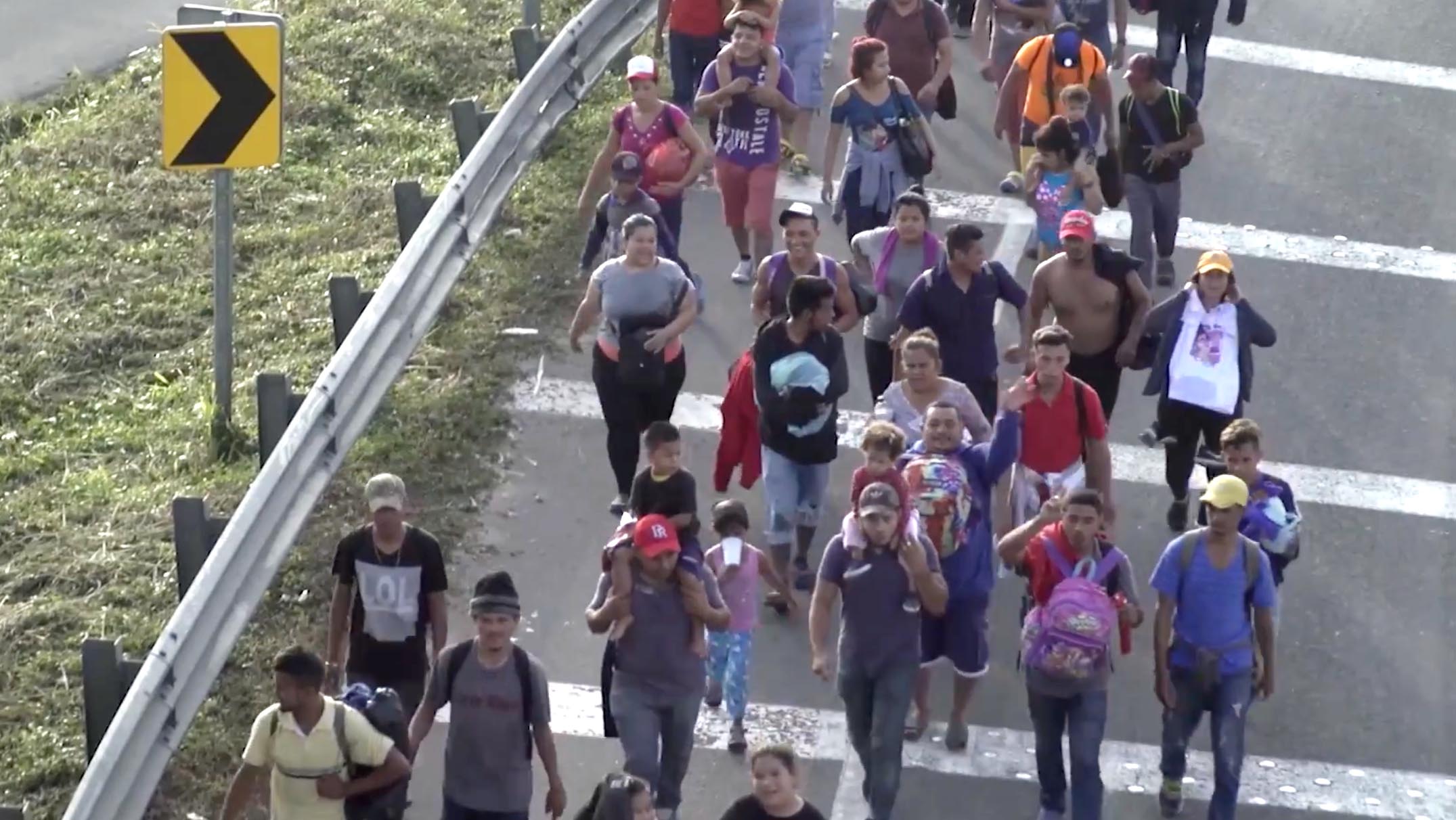 Son más de 7,000 inmigrantes centroamericanos con el objetivo de ingresar a Estados Unidos en busca de un mejor futuro.